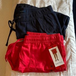 Nautica linen shorts